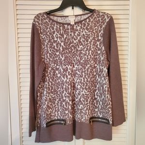 Chico's | Animal Print Sweater